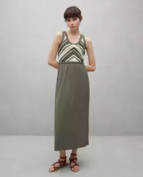 Платье миди без бретелек Easy Wear, цвет 520 Kaki