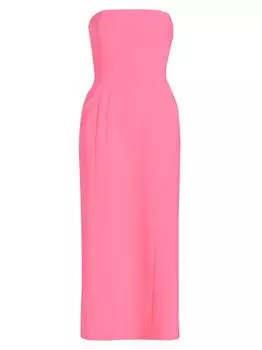 Платье миди без бретелек Elizabeth A.L.C.