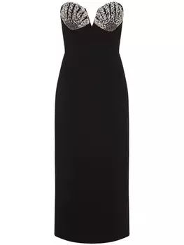 Платье миди без бретелек Rebecca Vallance Cordelia, черный