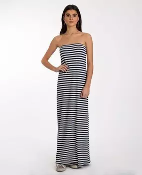 Платье миди без бретелек The-Are, белый