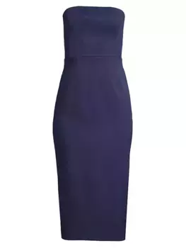 Платье миди без бретелек Traci Cady Milly, темно-синий