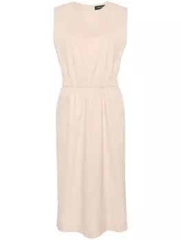 Платье миди без рукавов Fabiana Filippi, бежевый