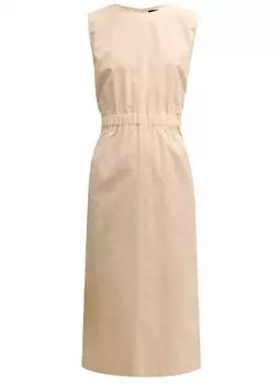 Платье миди без рукавов из поплина Cipria Fabiana Filippi