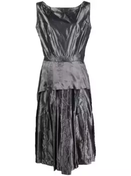 Платье миди без рукавов MAISON MARGIELA, серый