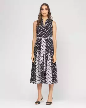 Платье миди без рукавов Niza, черный