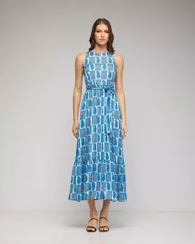 Платье миди без рукавов Niza, мультиколор