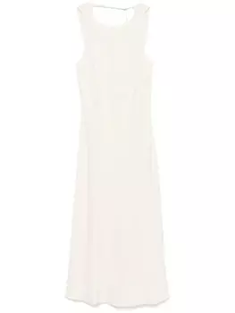Платье миди без рукавов Patrizia Pepe, белый