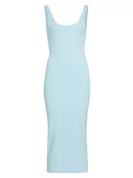 Платье-миди без рукавов с круглым вырезом SPRWMN