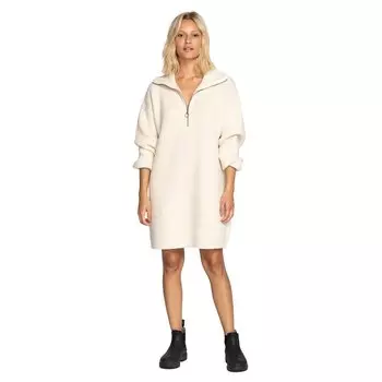 Платье миди Billabong NMD Days Long Sleeve, бежевый