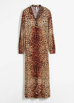 Платье миди Bodyflirt Boutique, коричневый