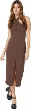 Платье миди Bold Move Lost + Wander, цвет Dark Brown