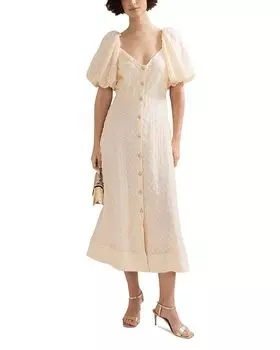 Платье миди Bonnie Phase Eight, слоновая кость/кремовый