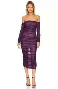 Платье миди Bronx and Banco Maya, цвет Burgundy