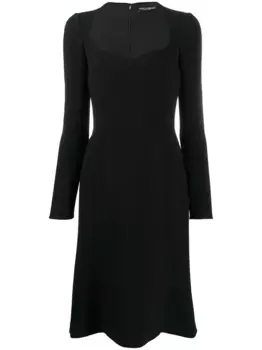 Платье миди Cady DOLCE & GABBANA, черный