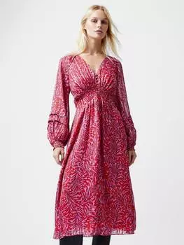 Платье миди calista French Connection, цвет Scarlet Red