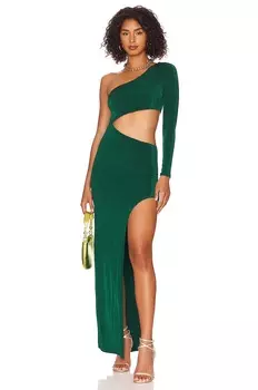 Платье миди Camila Coelho Clarissa, цвет Emerald Green