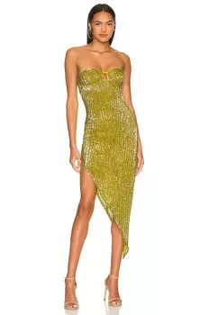 Платье миди Camila Coelho Mackenzie, цвет Limoncello