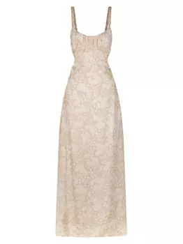 Платье миди Carlos с цветочным принтом Hansen + Gretel