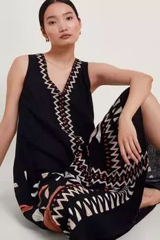 Платье миди Carlotta Monsoon, черный