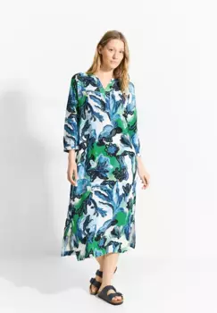 Платье миди Cecil из вискозы, белый