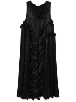 Платье миди Cecilie Bahnsen опалового цвета, черный