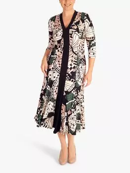 Платье миди chesca Butterfly, Румянец/Слоновая кость