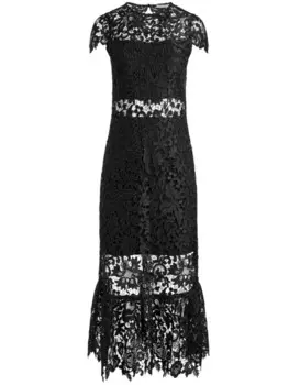 Платье миди Clover Alice + olivia, черный