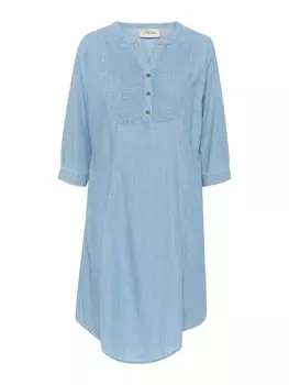 Платье миди Cream Dress Bolette, синий деним