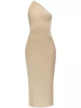 Платье миди Cult Gaia Raith, нейтральный