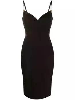 Платье миди Cut Philipp Plein, черный