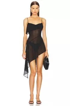 Платье миди далия Nbd, черный