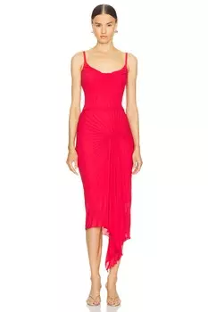 Платье миди dazed Georgia Hardinge, красный