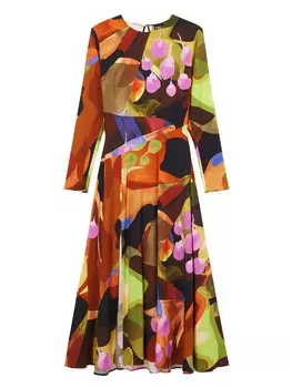 Платье миди Desigual Dress M. Christian Lacroix, разноцветный