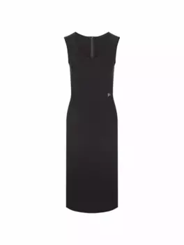 Платье миди DG Dolce&Gabbana, черный