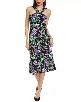 Платье миди Diane von Furstenberg Neely, черный