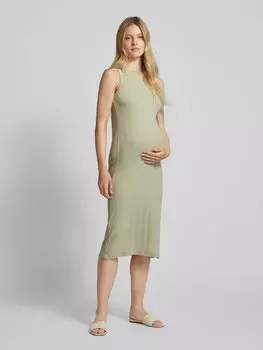 Платье миди для беременных с фактурным рисунком, модель «АЛИКА» Mamalicious