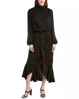 Платье миди для моих возлюбленных To My Lovers, черный