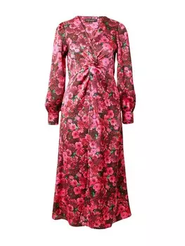 Платье миди Dorothy Perkins Dress, цвет pink/raspberry
