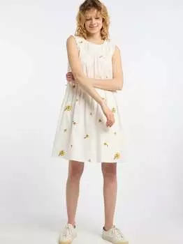 Платье миди Dreimaster, белый