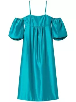 Платье миди Duchesse TWINSET, зеленый