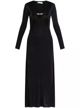 Платье миди Джесса Tory Burch, черный