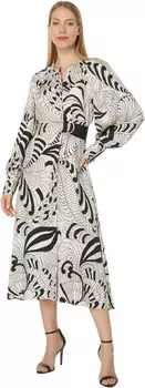 Платье миди Emmieeh с драпировкой Ted Baker, белый