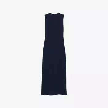 Платье миди Erin с текстурированной тканью Whistles, синий