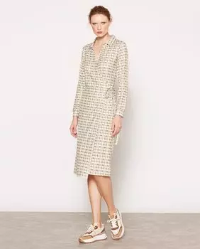 Платье миди Escorpion, бежевый