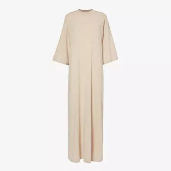 Платье миди ESSENTIALS с логотипом и принтом Fear Of God Essentials, желтый