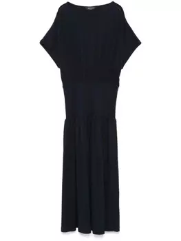 Платье миди Fabiana Filippi, украшенное бисером, синий