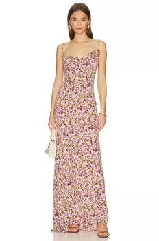 Платье миди FAITHFULL THE BRAND Lusia, цвет Cala Nika Floral
