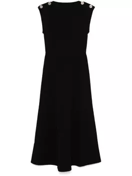 Платье миди Fatima Galvan, черный