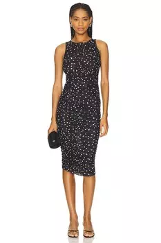Платье миди Felicia от Bardot, black spot