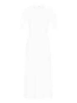 Платье миди Fenwick Adam Lippes, белый